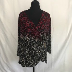 Calvin Klein Python Printed Blouse