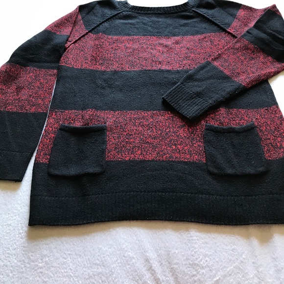 Sweaters - GAP front pocket thick stripe sweater. Sweaters - GAP front pocket thick stripe sweater.