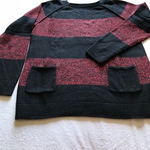 Sweaters - GAP front pocket thick stripe sweater. Sweaters - GAP front pocket thick stripe sweater.