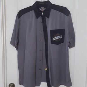 Harley Davidson Button Down