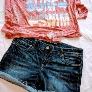 Aeropostale denim shorts