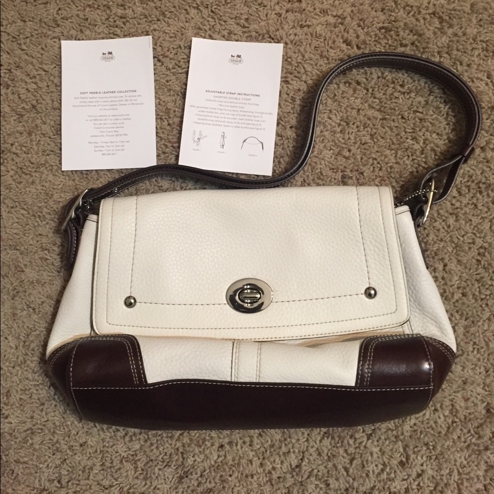 Coach soft pebble leather bag