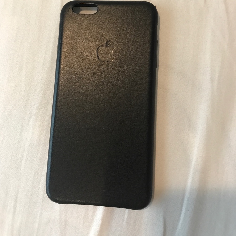 Apple Black Leather iPhone 6Plus/6S Plus Case
