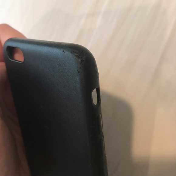 Apple Black Leather iPhone 6Plus/6S Plus Case - Picture 3 of 3