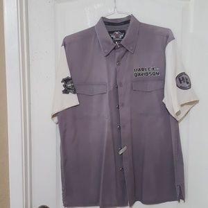 Harley Davidson Button Down