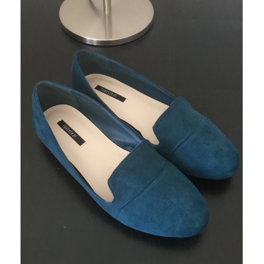 Teal Loafers