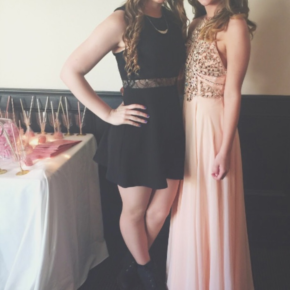 Short black dress