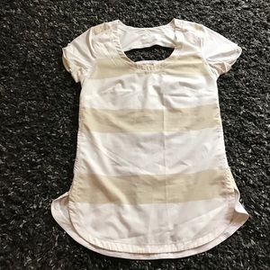 Lululemon striped Athletic Top