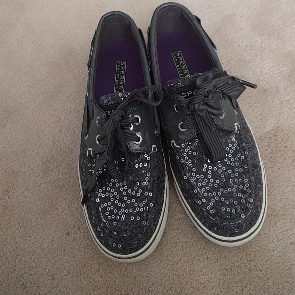 Sperry boats shoes sequinned
