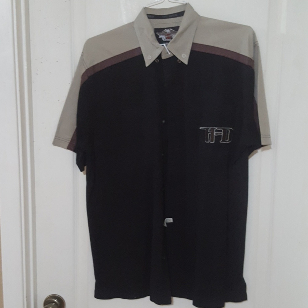 Harley Davidson Button Down
