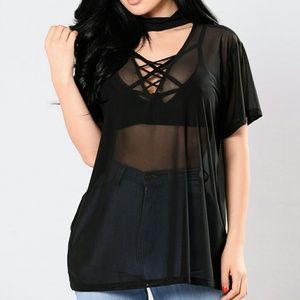 Fashion Nova "raising hell tee"