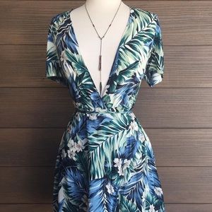 hawaiian wrap dress