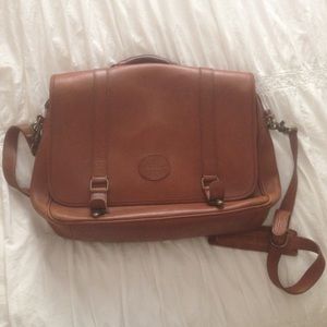 Eddie Bauer Leather Satchel