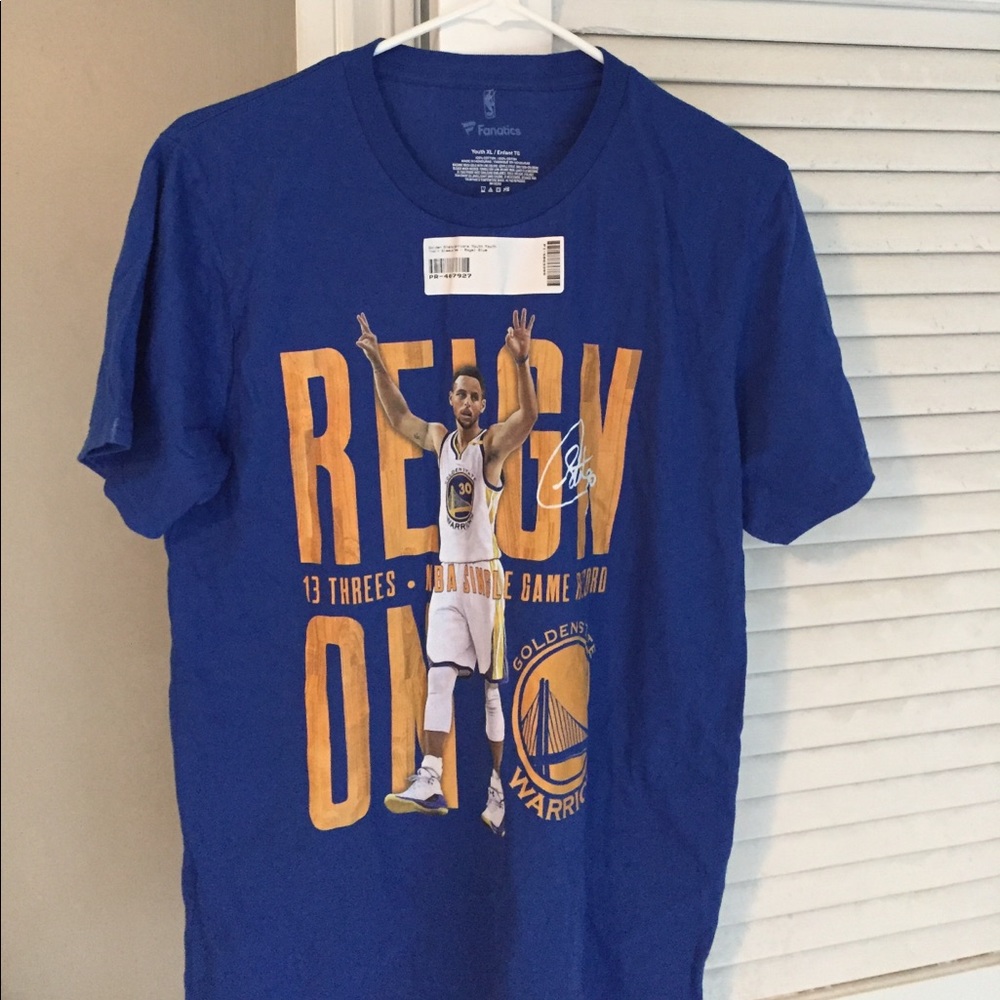 Youth XL stef curry tshirt brand new