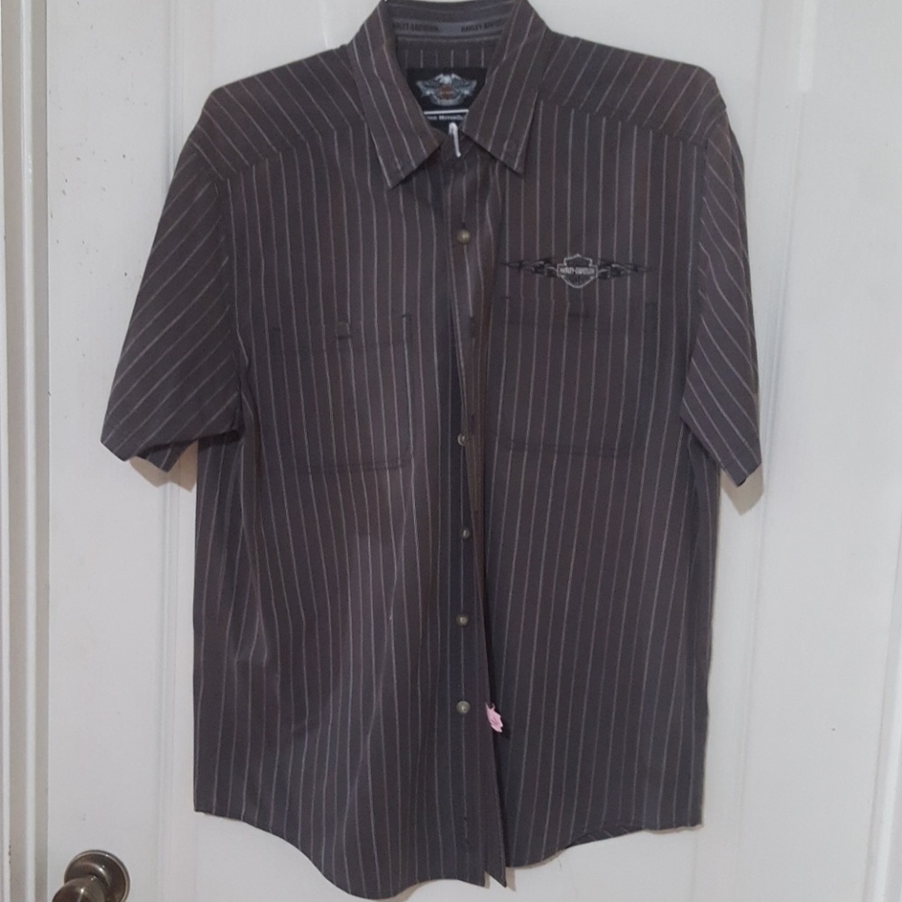 Harley Davidson Button Down