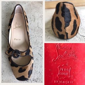 Christian Louboutin Sakouette Loafers Leopard