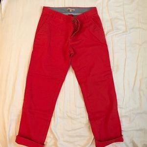 Banana Republic Red Capris