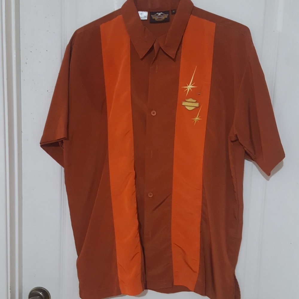 Harley Davidson Bowling Shirt