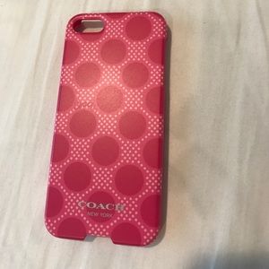 Authentic Coach iPhone 5/5S/SE Case