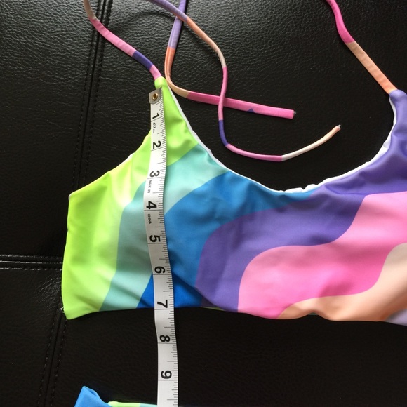 👑NEW👑 candy crush print bikini NWOT 🍬🍬🍬🍭🍭🍭 - Picture 7 of 8