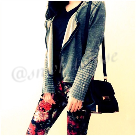 Alexa Raw Edge Moto Jacket - Picture 1 of 3