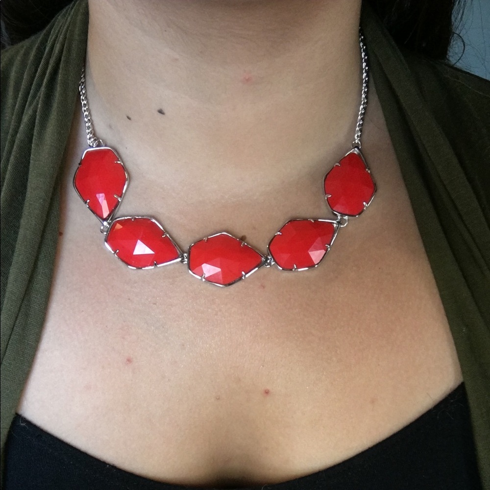 Red Kendra Scott Necklace