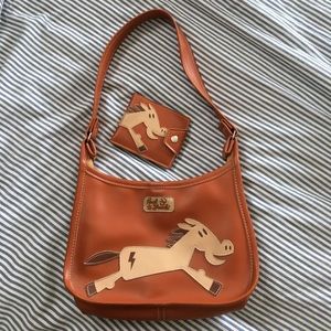 Vintage Paul Frank purse and wallet