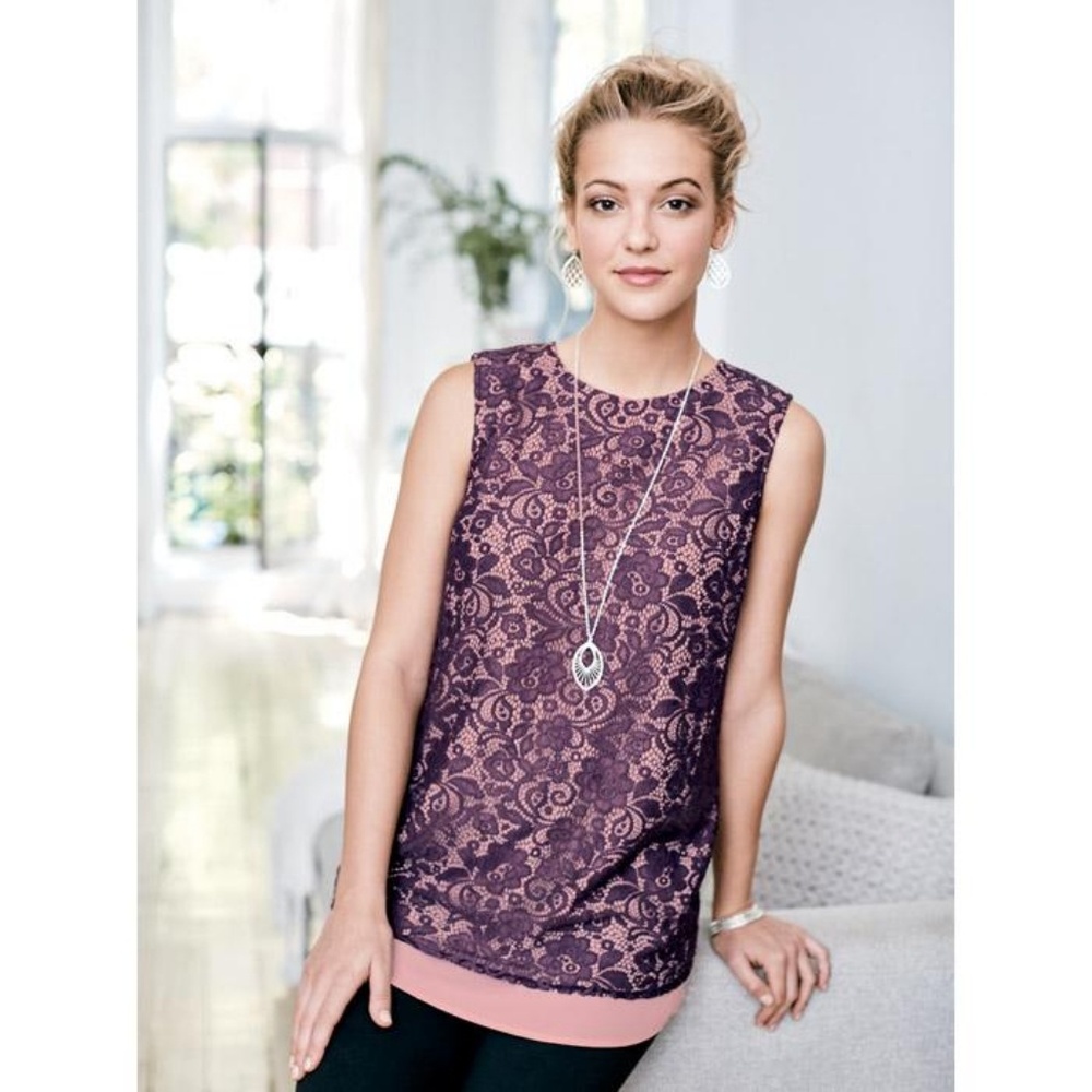 Layered Lace Top