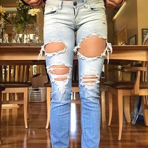 Machine Nouvelle Made Distressed Jeans- 3