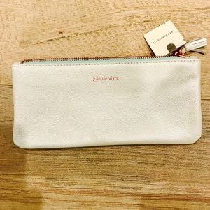 Anthropologie Bags - Anthropologie leather Joie de Vivre Pouch Anthropologie Bags - Anthropologie leather Joie de Vivre Pouch