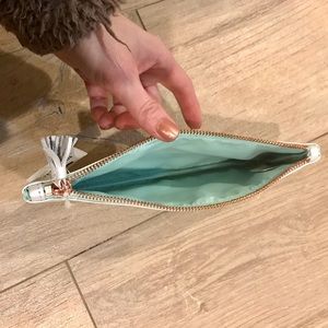 Anthropologie Bags - Anthropologie leather Joie de Vivre Pouch Anthropologie Bags - Anthropologie leather Joie de Vivre Pouch