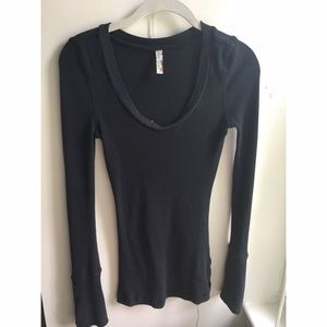 Waffle knit Free People thermal