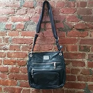 Black leather Tyler Rodan purse