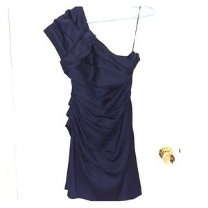 SOLD! Navy blue semi formal dress
