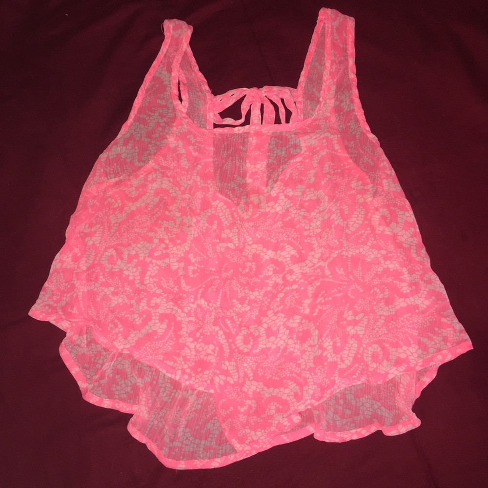 Neon Pink Summer Blouse