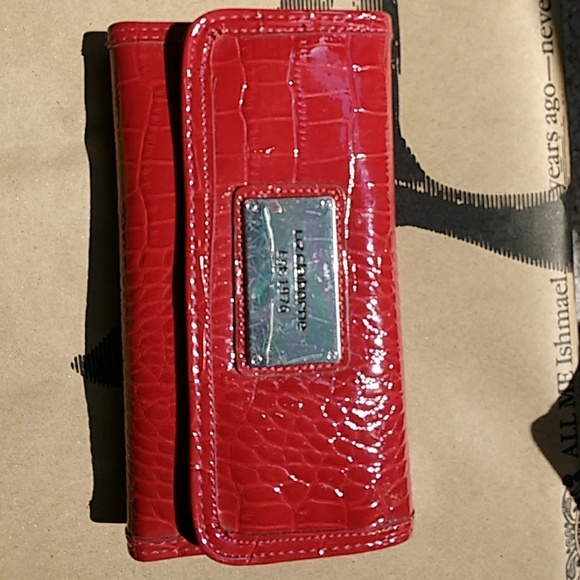 Liz Claiborne Red Clutch - Picture 1 of 2