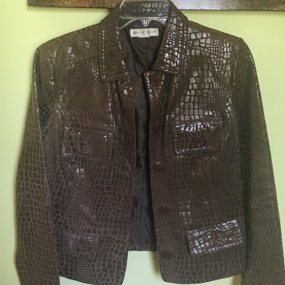 Newport News Leather Jacket