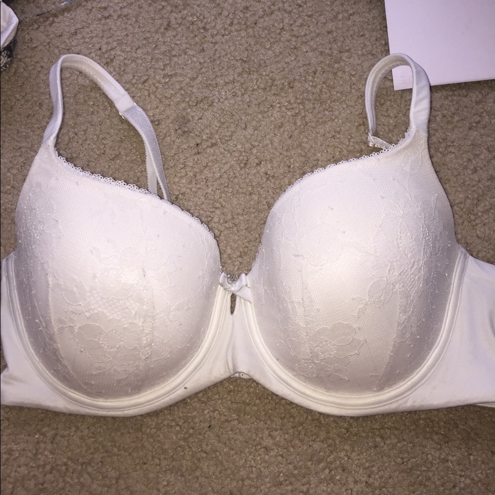 White Lace Demi Bra