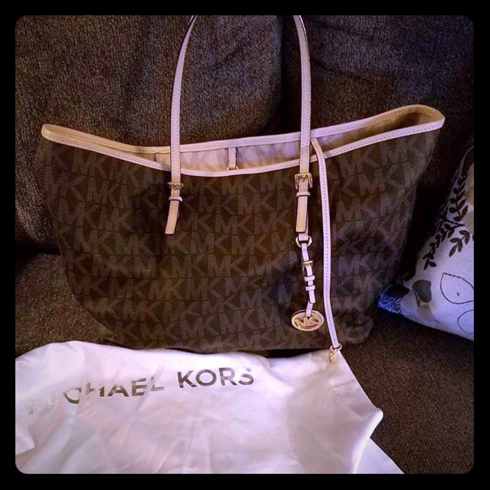 Michael kors large tote bag