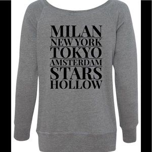 Gilmore Girls Off the Shoulder Sweatshirt LAST ONE