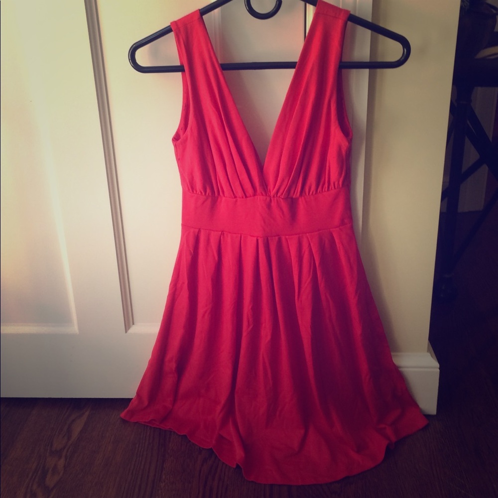 Dark pink top or short dress from forever