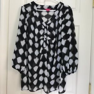 Flowy print tunic  Sz L
