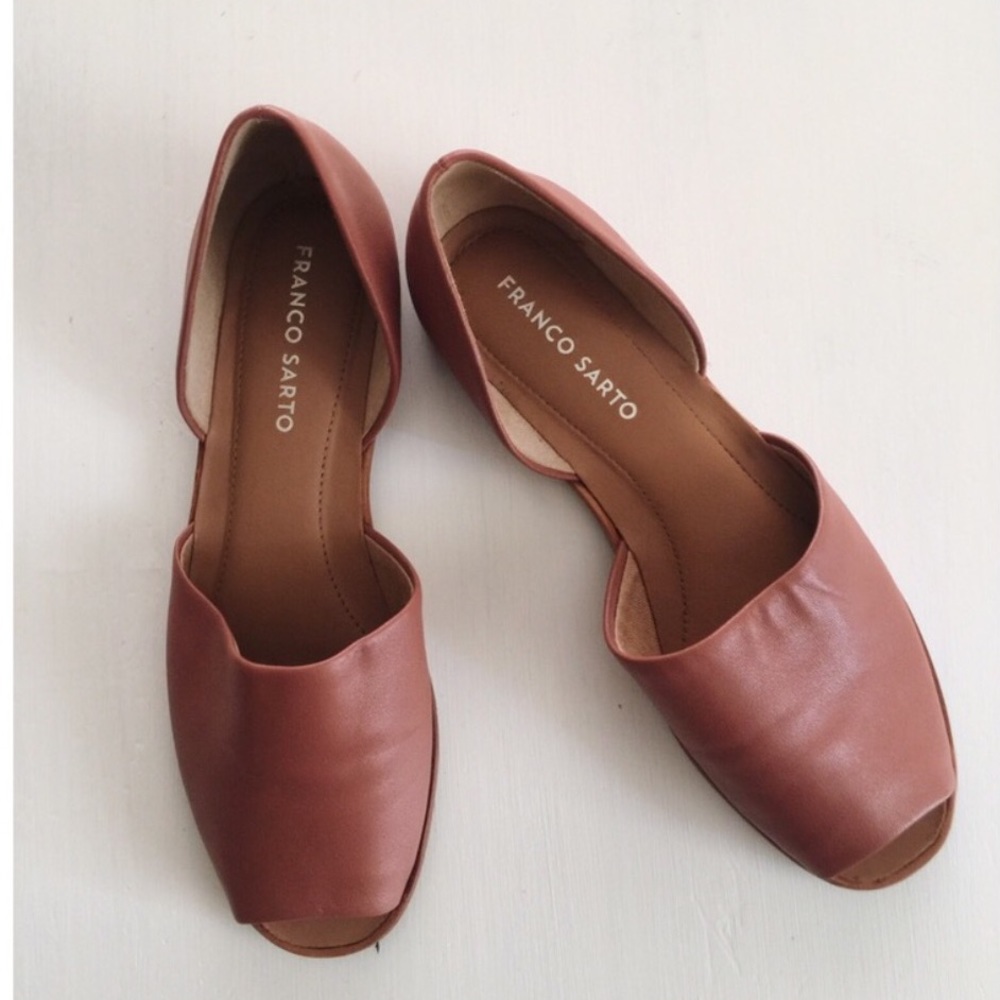 Franco Sarto Pink Flats 7