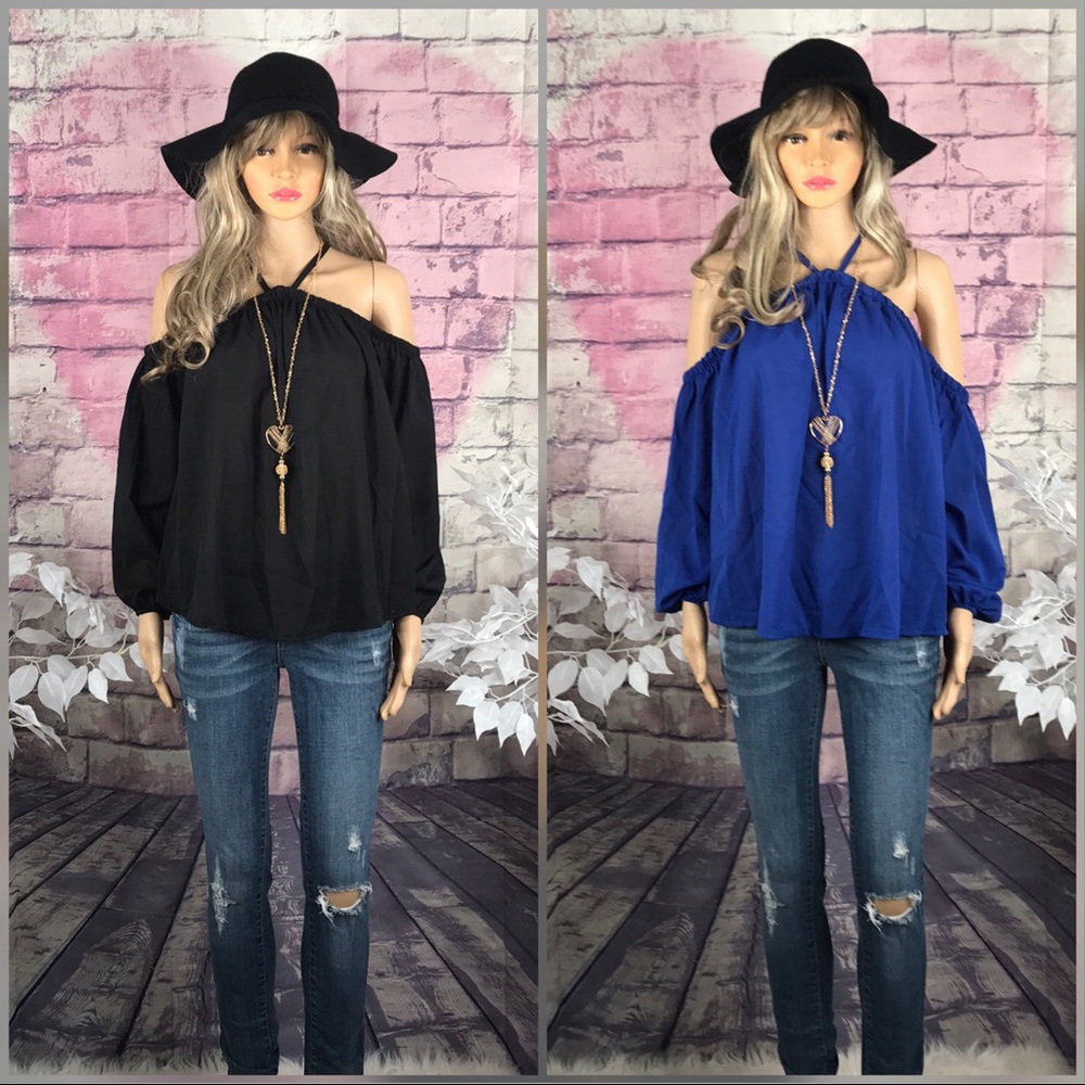 💥FIRM💥NEW! Cold Shoulder Top