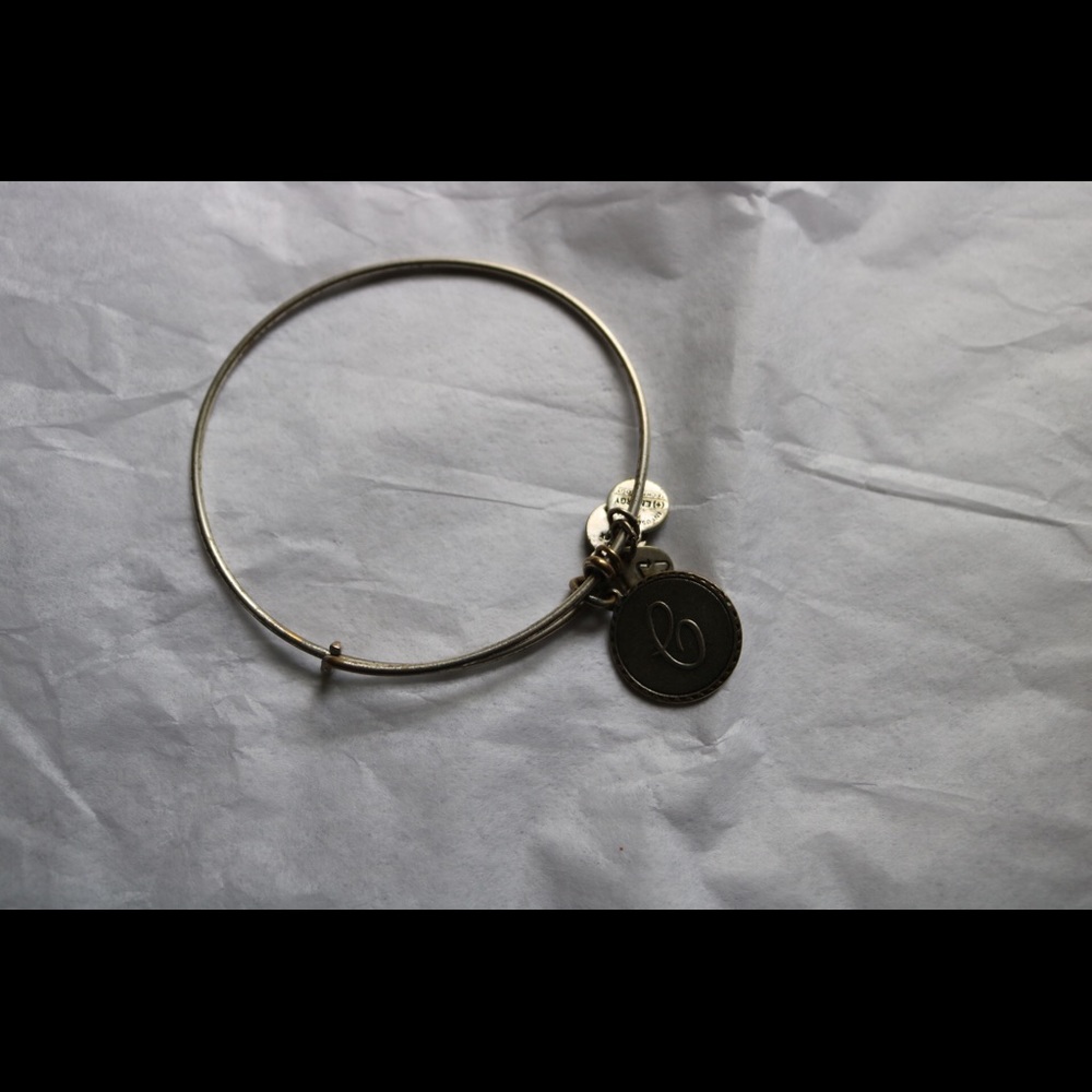 alex & ani "C" initial bangle