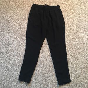 Black dress jogger pants - women's XS
