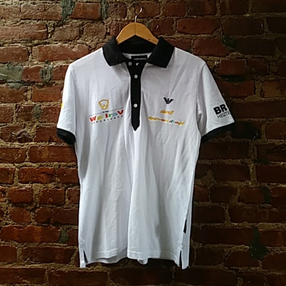 Emporio Armani White Polo