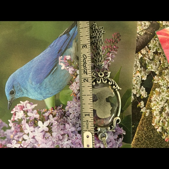 Cameo Silhouette Pendant With Tassle - Picture 4 of 4