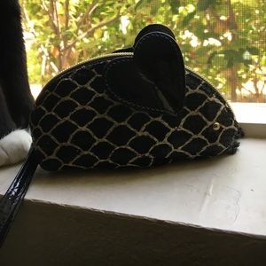 Betsey Johnson mouse makeup bag