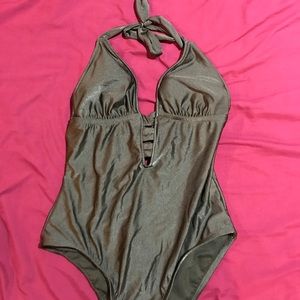 MOSSIMO ONE-PIECE SWIM WITH CUT OUTS